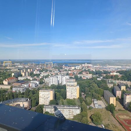 Hanza Tower Ajp Lux Apartment Stettin Eksteriør billede